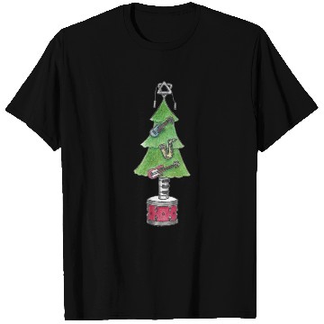 Discover Jazz Music Christmas Tree T Shirts