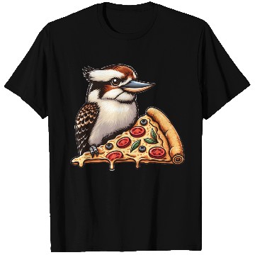 Discover Kookaburra is enjoying a delicious pizza T Shirts