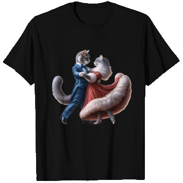 Discover Twilight Dance of Cats T Shirts