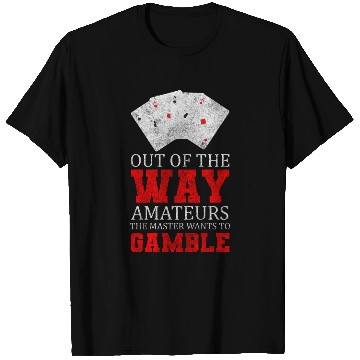 Discover Player Deck Poker Face T Shirts