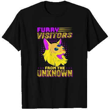 Discover Cat Alien, Aliens, UFO, UAP, Space Unknown Flight T Shirts