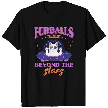 Discover Cat Alien, Aliens, UFO, UAP, Space Unknown Flight T Shirts