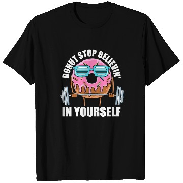 Discover Fitness Donut Funny Donut Gym T Shirts