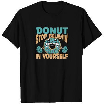 Discover Fitness Donut Funny Donut Gym T Shirts
