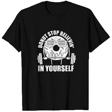 Discover Fitness Donut Funny Donut Gym T Shirts