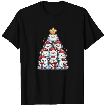 Discover Polar Bear Christmas Tree Merry Christmas T Shirts