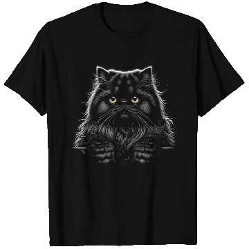 Discover persian More Treats 8 - Cute realistic cat drawing T Shirts