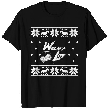 Discover Welaka Life Christmas Golf Cart T Shirts