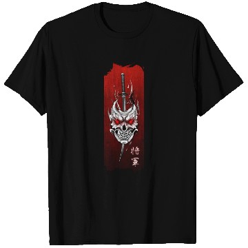 Discover Shogun's Embrace: Mask, Katana, and Honor T Shirts