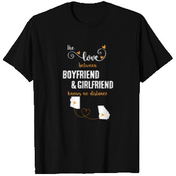 Discover Love Between BF And GF Arizonna To Georgia Gift T Shirts
