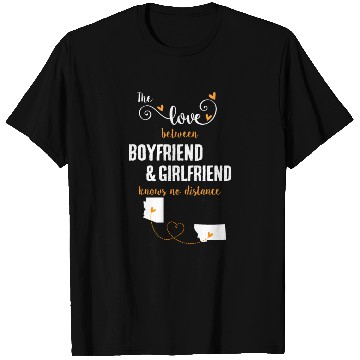 Discover Love Between BF And GF Arizonna To Montana Gift T Shirts