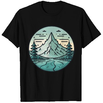 Discover Mountain Landscape In Winter T Shirts