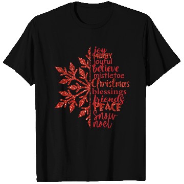 Discover Christmas snowflake T Shirts