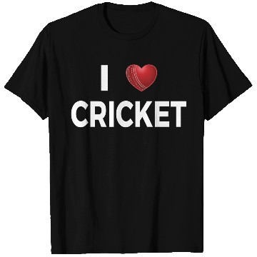 Discover I Love Cricket T Shirts