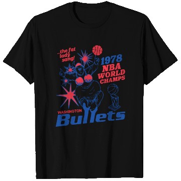 Discover Defunct Washington Bullets 1978 World Champs T Shirts