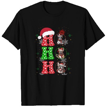 Discover hohoho french bulldog christmas santa claus T Shirts