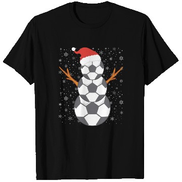 Discover Soccer Snowman Christmas Time Winter Season T Shirts