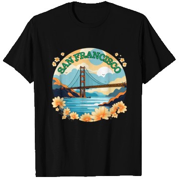 Discover Golden Gate Bridge - San Francisco T Shirts