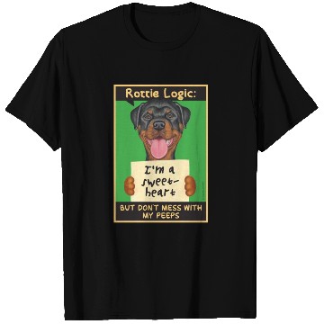 Discover Rottweiler Logic T Shirts