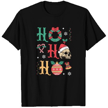 Discover Ho ho ho Merry Christmas Skull Santa T Shirts