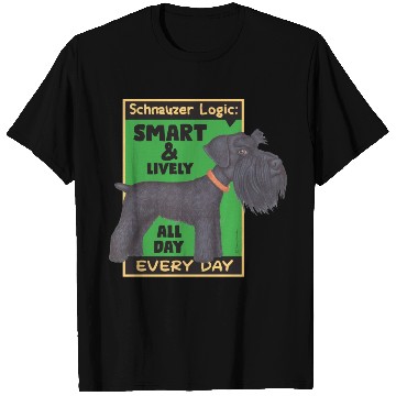 Discover Schnauzer Logic T Shirts