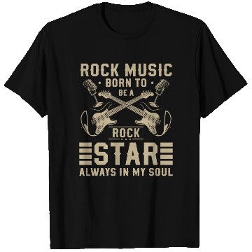 Discover Rock Hard Rock Guitar Rockabilly T Shirts