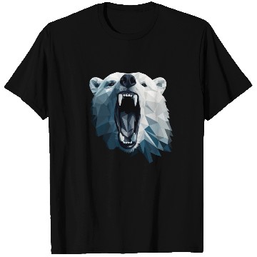 Discover Geometric Style Polar Bear T Shirts