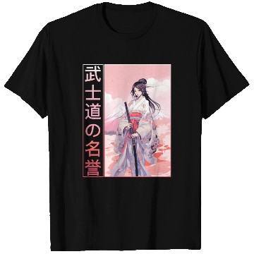 Discover Bushido Code Anime Samurai Girl Japanese Warrior K T Shirts