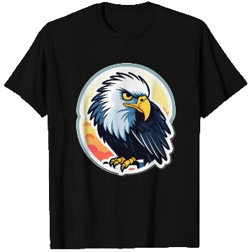 Discover Eagle Bird Illustraion T Shirts