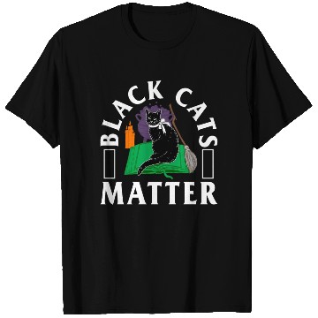 Discover Halloween T Shirts, Black Cats Matter Witch