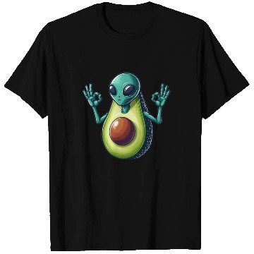 Discover Avocado alien T Shirts