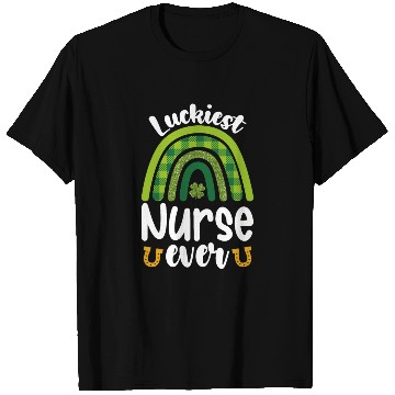 Discover Luckiest Nurse Ever St Patrick's Day T Shirts