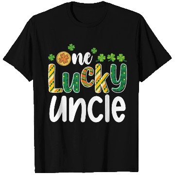 Discover One Lucky Uncle Matching Family St Patrick's Day T Shirts