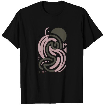 Discover Abstract Swirls Stars Sun Shapes Vector Design T Shirts