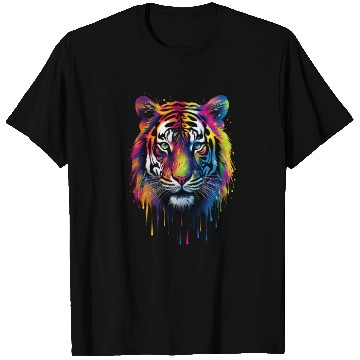Discover Rainbow Tiger T Shirts
