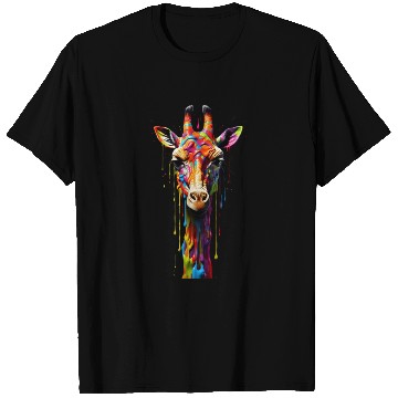 Discover Rainbow Giraffe T Shirts