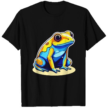 Discover Golden Poison Frog Illustration T Shirts