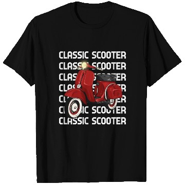 Discover Vespa Classic Scooter T Shirts
