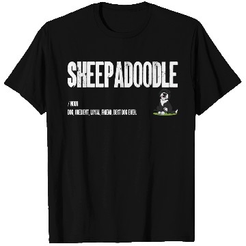 Discover Sheepadoodle Dog Definition, Doodle Dog Noun T Shirts