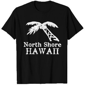 Discover North Shore Hawaii Palm Tree Souvenirs Gifts T Shirts