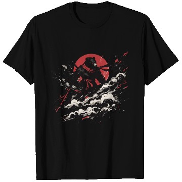Discover Cool Ninja Bear Japan Retro Vintage T Shirts