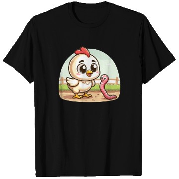 Discover Chicken Worm Farm Farmer T Shirts