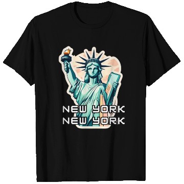 Discover New York - Statue of Liberty T Shirts