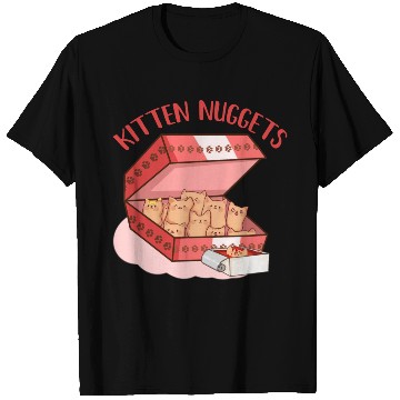 Discover Funny Kittens as Chicken Nuggets, Cat Lover T Shirts