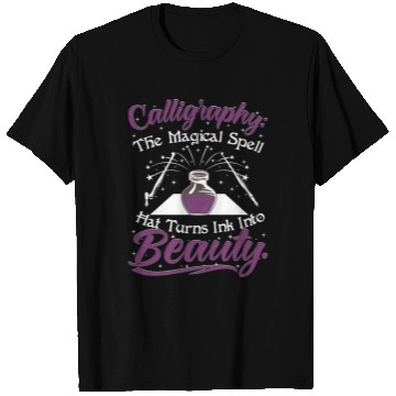 Discover the magical spell that turns ink into beauty. T Shirts