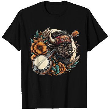 Discover Bison Banjo - Stylish Apparel for Music and Bison T Shirts
