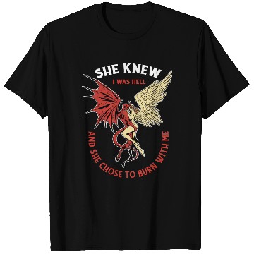 Discover Infernal Angel Passion Flames T Shirts