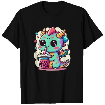 Discover Boba Tea Dragon Kawaii T Shirts