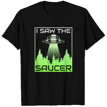 Discover Alien, Aliens, UFO, UAP, Space Unknown Flight T Shirts