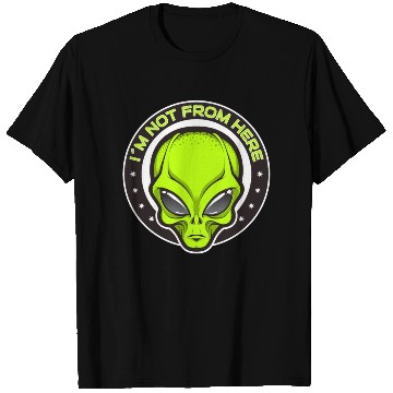 Discover Alien, Aliens, UFO, UAP, Space Unknown Flight T Shirts